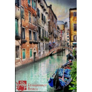 Арт: 4301 Каналы Венеции. Фреска или фотообои на заказ.